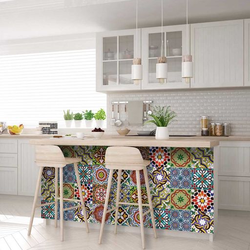 Add a Pop of Style to Your Space with Tile Stickers Model - AB2