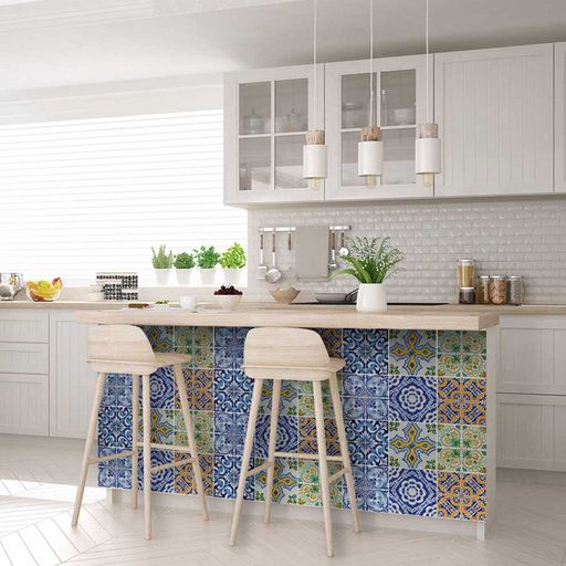 Add a Pop of Style to Your Space with Tile Stickers Model - H72