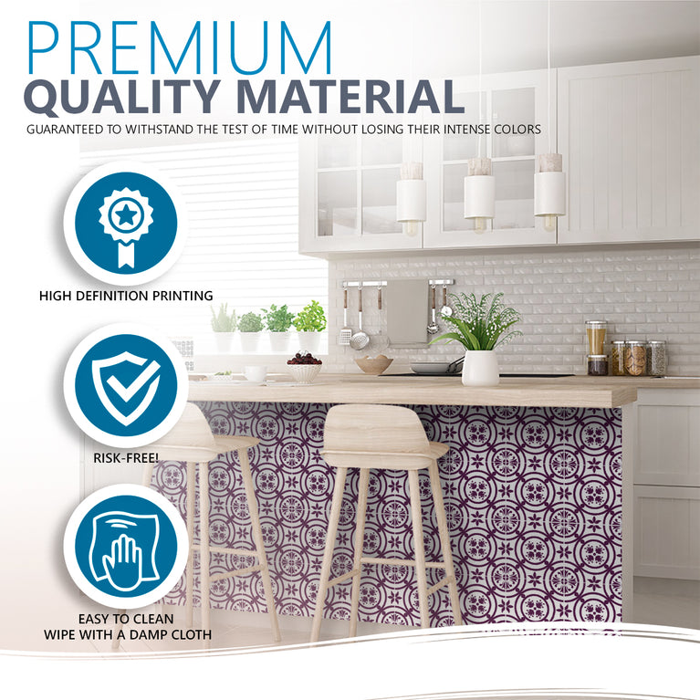 Elevate Your Home Decor with Peel and Stick Tile Stickers Model - K16