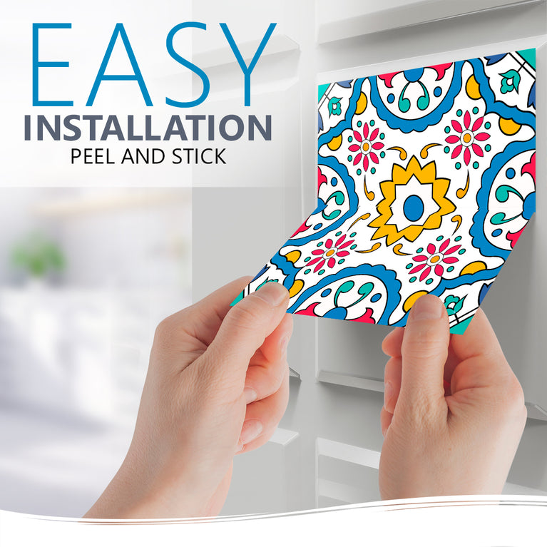 Add a Pop of Style to Your Space with Tile Stickers Model - K32