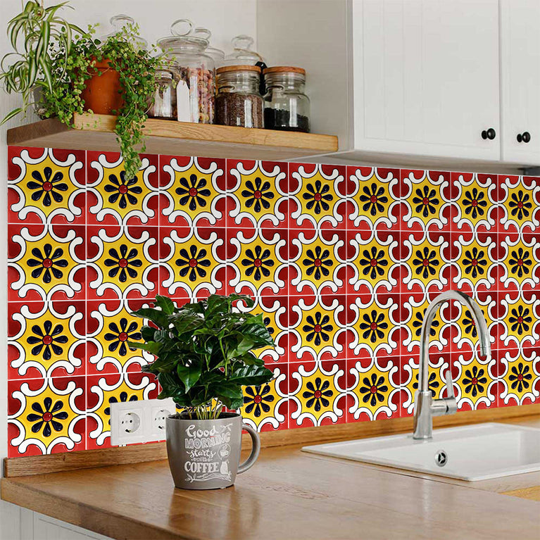 Add a Pop of Style to Your Space with Tile Stickers Model - O10