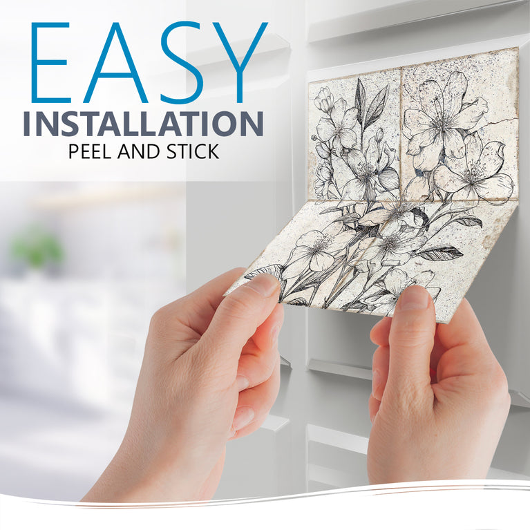 Elevate Your Home Decor with Peel and Stick Tile Stickers Model - R58