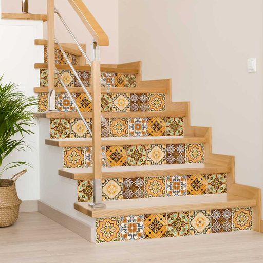 Add a Pop of Style to Your Space with Tile Stickers Model - H71