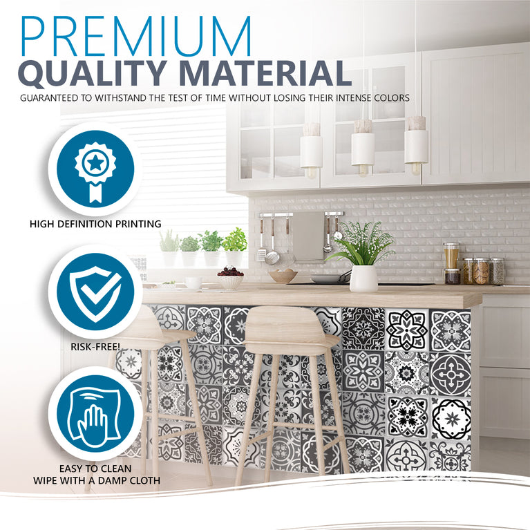 DIY Home Renovations Made Simple with Peel and Stick Tile Stickers Model - SB16