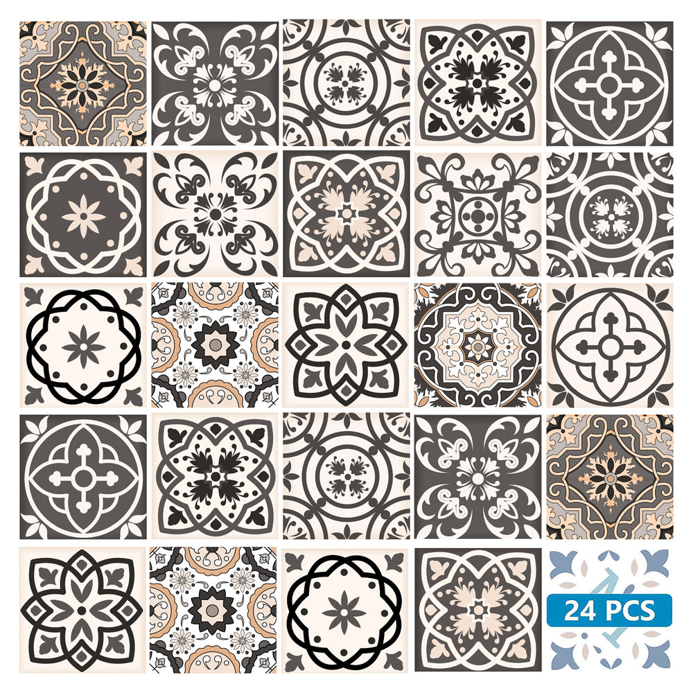 Multiple patterns Tile Stickers Gray shades hassle-free wall tiles Model - SB27