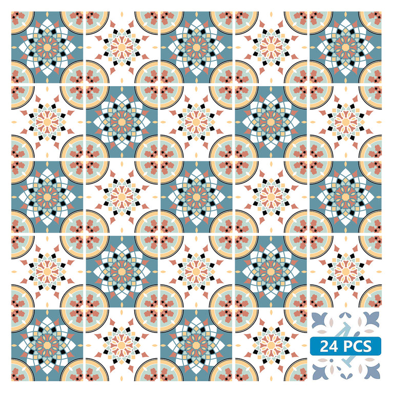 Add a Pop of Style to Your Space with Tile Stickers Model - SB47
