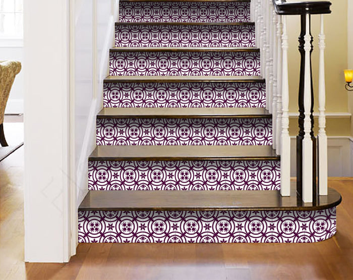 Decorative Tile stickers set of 24 Peel & Stick