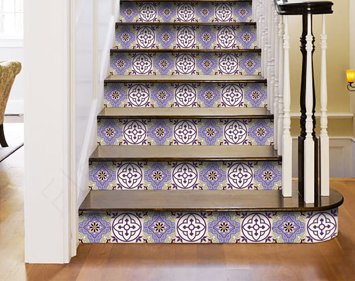 Decorative Tile stickers set of 24 Peel & Stick