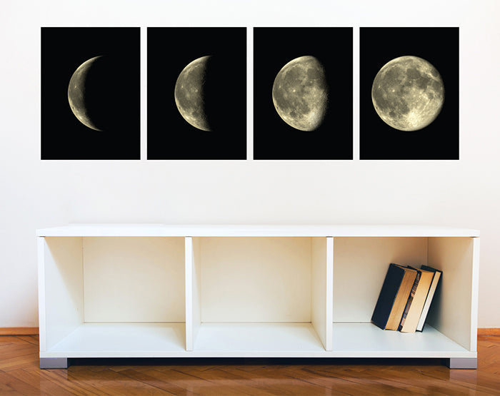 Moon Phases Set Of 4 Wall Decals