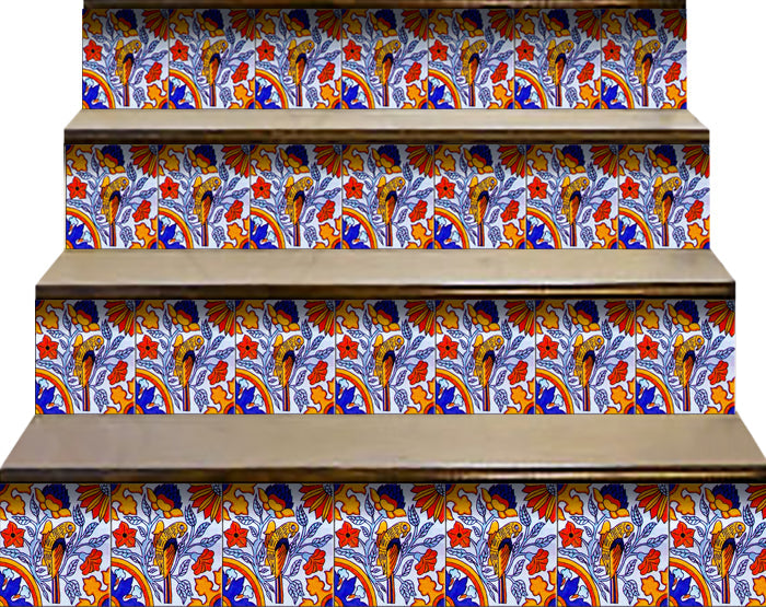 Decorative Tile stickers set of 24 Peel & Stick