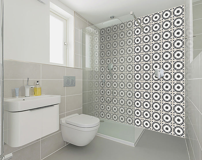 Decorative Tile stickers set of 24 Peel & Stick