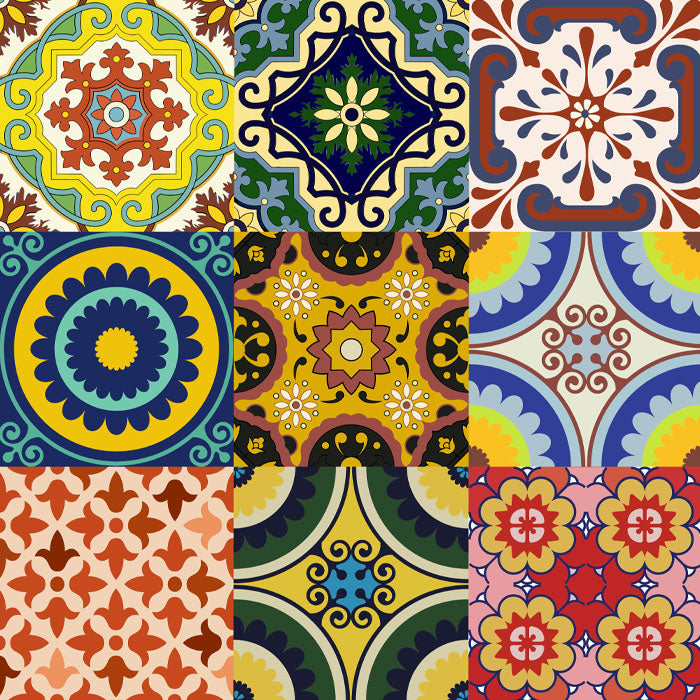 furniture/ Ceramic/ Bathroom/ Glass/ Kitchen/ Window Tile stickers set of 24 Peel & Stick