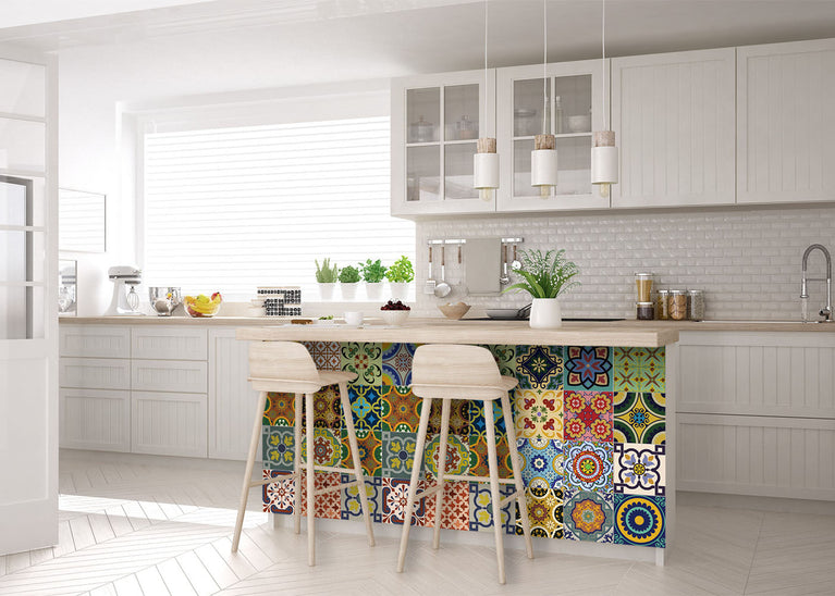 furniture/ Ceramic/ Bathroom/ Glass/ Kitchen/ Window Tile stickers set of 24 Peel & Stick
